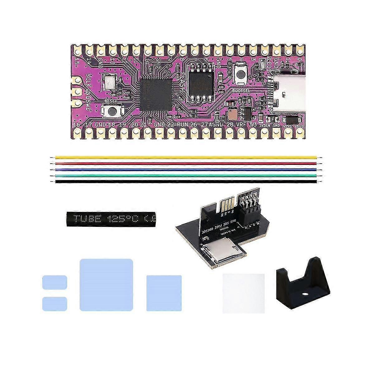 Compatible Raspberry Picoboot Board Kit+sd2sp2 Pro Rp2040 Dual-core 264kb Sram+16mb Flash Memory Developme_Sep