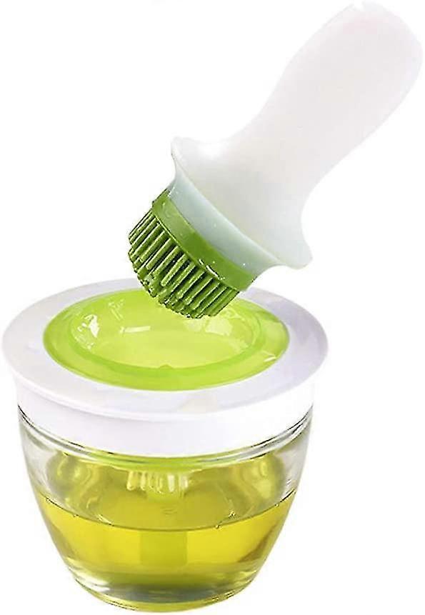 油瓶刷，带刷的硅油瓶刷，硅酸烧烤刷，套件，户外，烧烤（148ml）