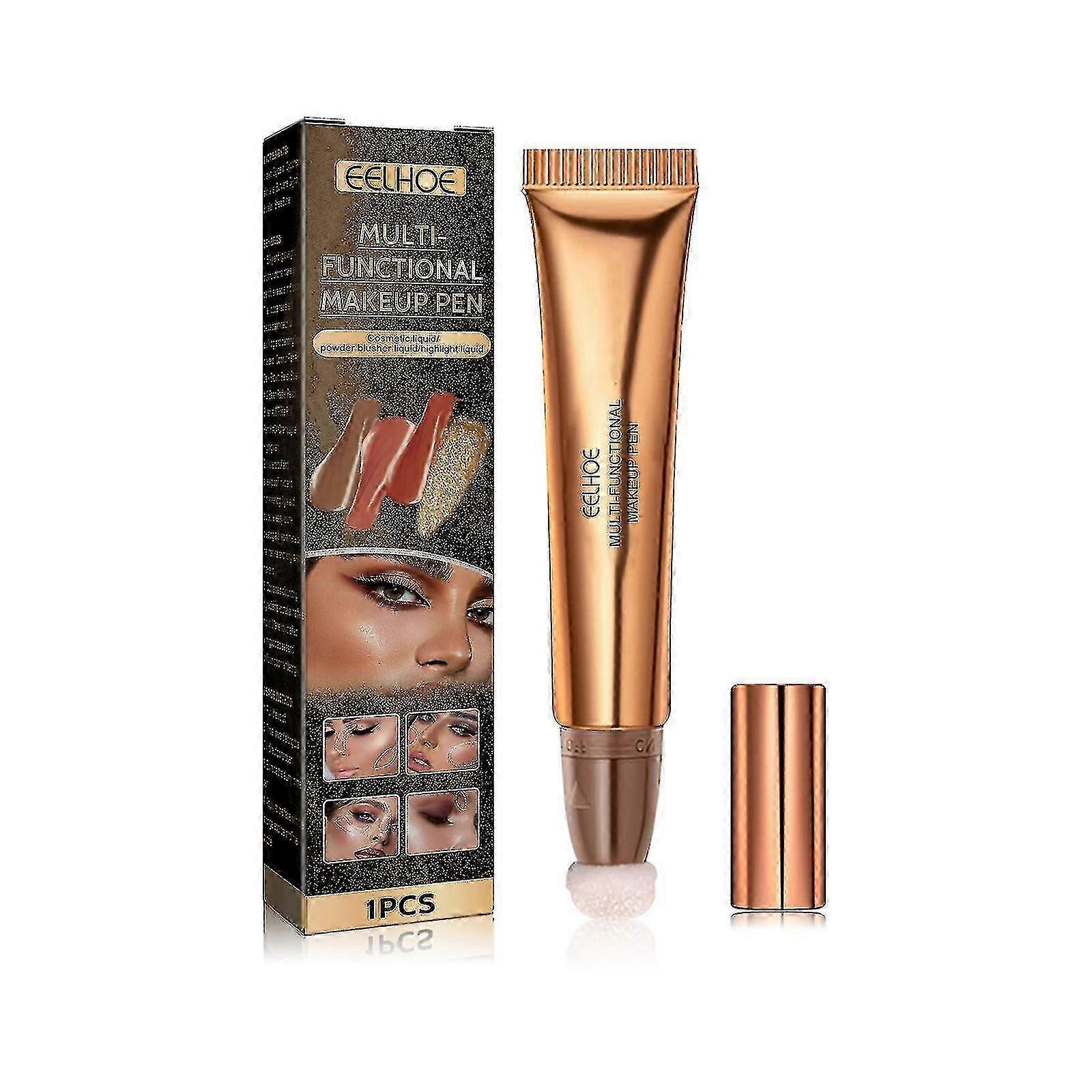 Eelhoe עט איפור רב תכליתי קונטור פנים ביוטי סטיק תיקון אור גבוה סומק רב תכליתי עט איפור -3325376877771