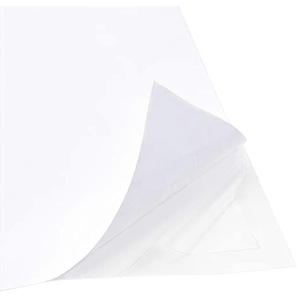 10Sheet A4 Size White Double Sided Tape Sheets 8.3x11.5 Inch Strong Adhesive Tap Sheet Removable Glue Sheet for Arts Craft Photo Albums Handbook Makin