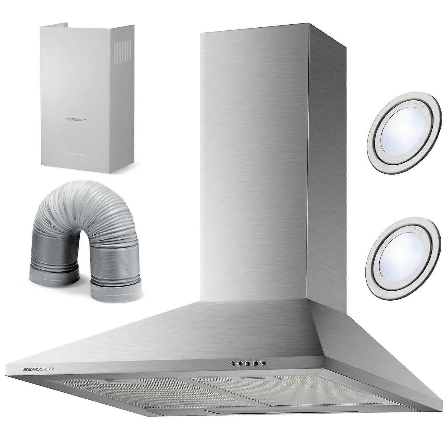 Cooker hood Berdsen BT-213 INOX 60 cm