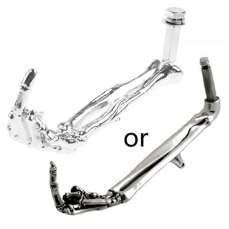 Scooter ATV Motorcycle Adjustable Kickstand Side Stand Finger Joints Holder Universal Parking Racks Scooter Support Foot