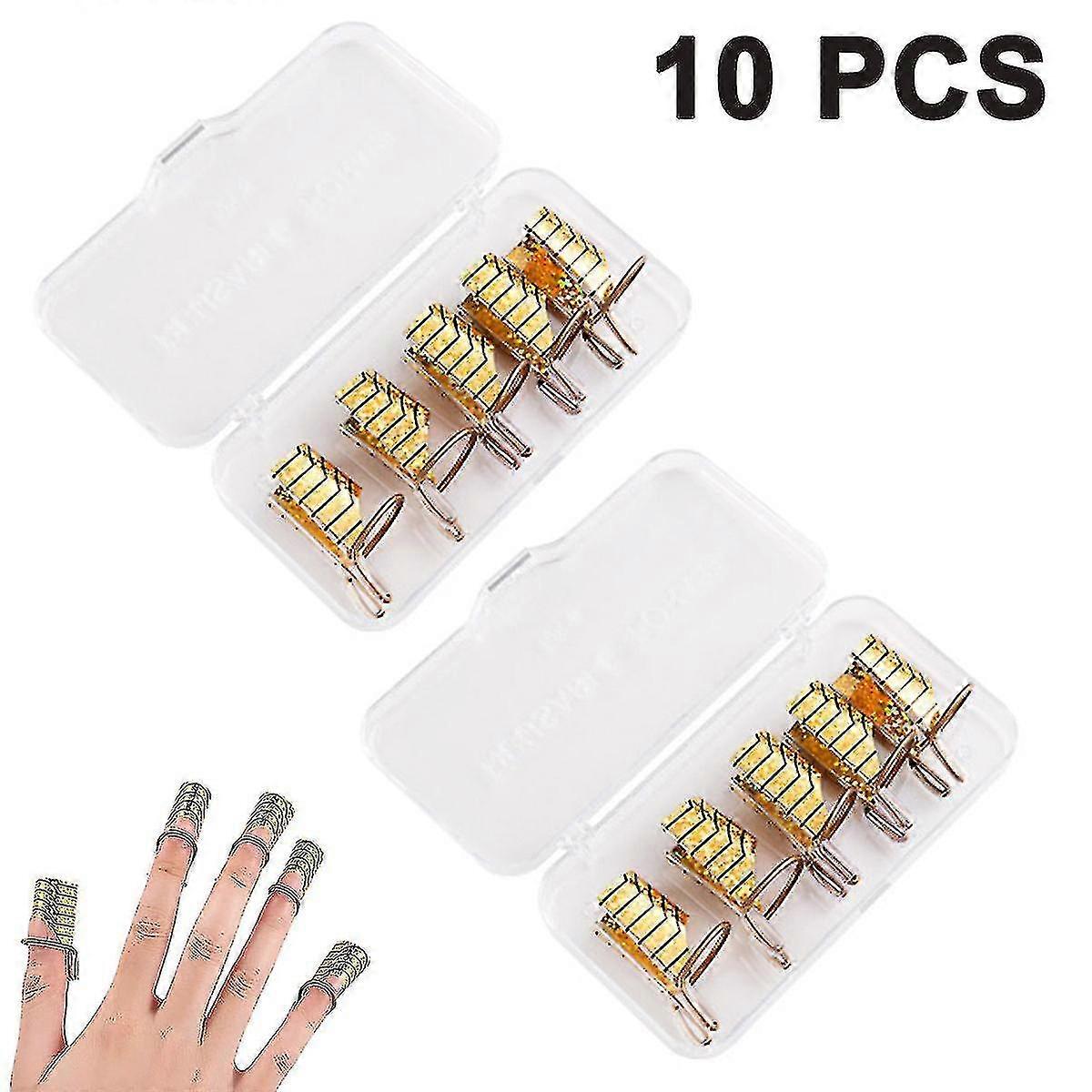 10 stuks herbruikbare Nail Art Extension Forms Guide Protector Nail Tips1