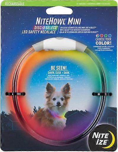 Nite Ize Nitehowl LED Collar USB Rechargeable LED Collar for Small Do