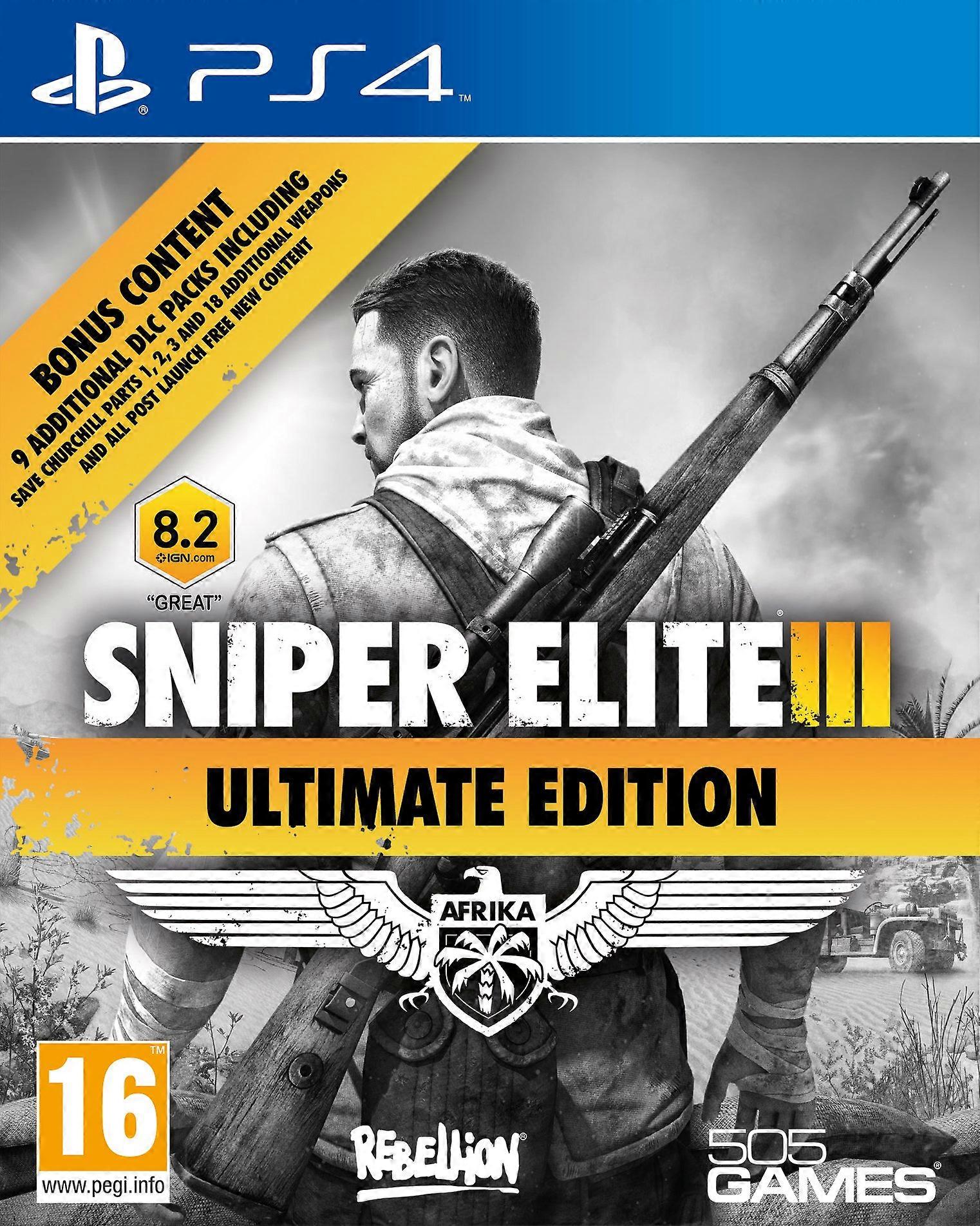 Sniper Elite 3 - Ultimate Edition (PS4) - New & Sealed