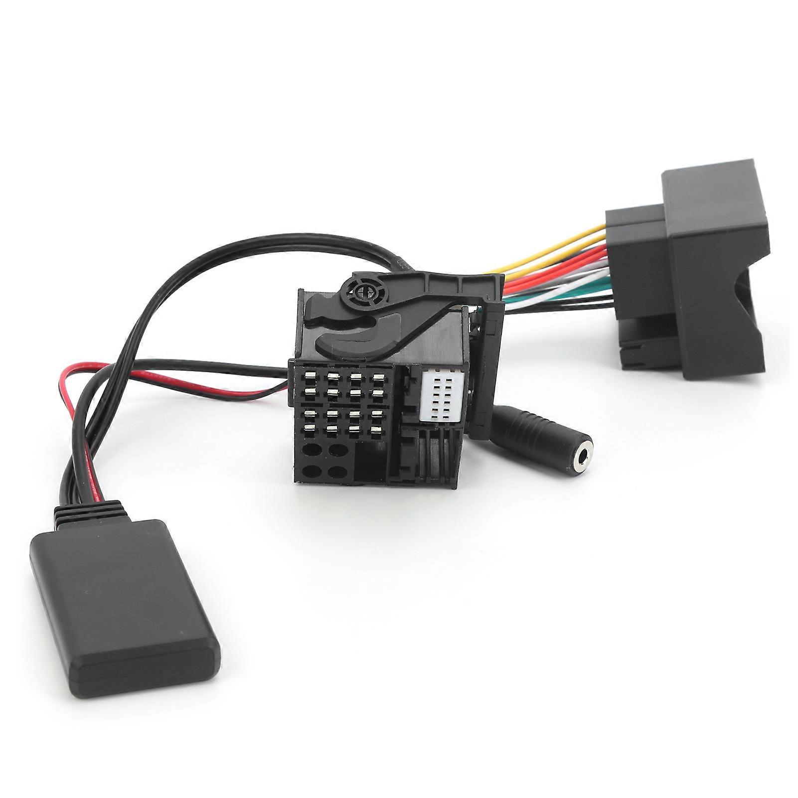 59.1in Bluetooth 5.0 AUX Cable Audio Adapter with Microphone Fit for E60 E63 E64 E65 E66 E87