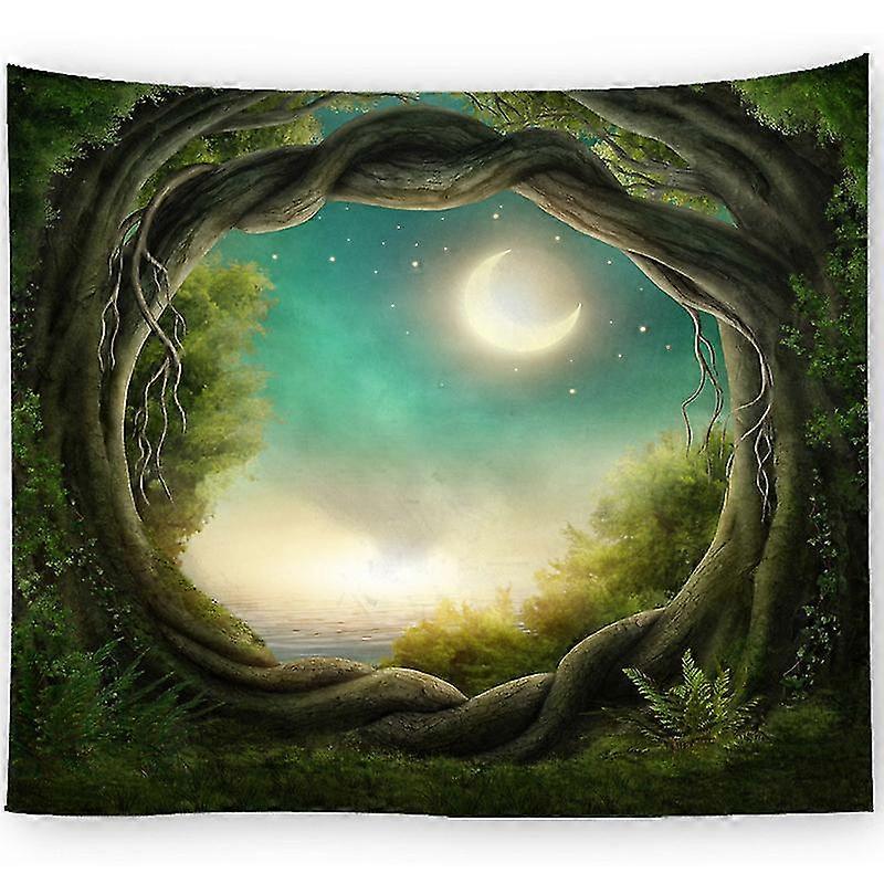 Fantasy Eventyr Mystisk Hule Print Vegg Hengende Billedvev Hjem Dekor