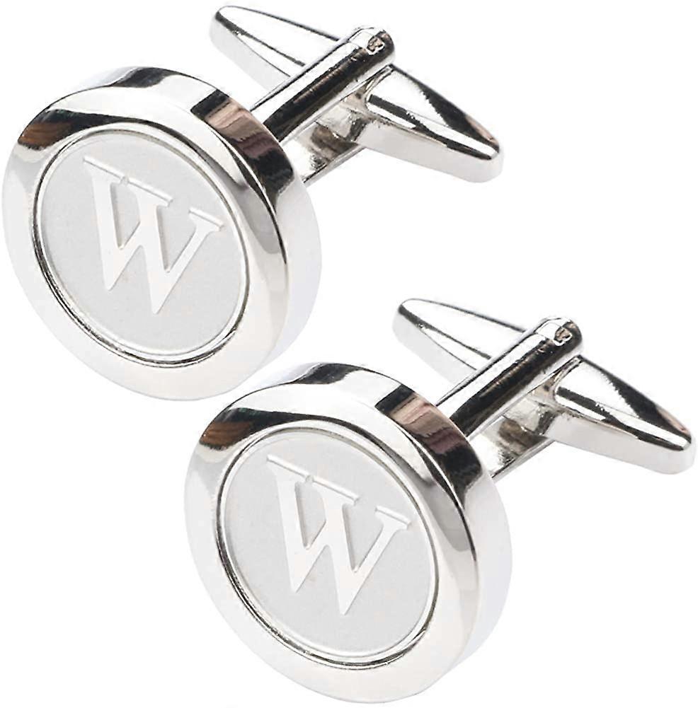 Cufflinks compatible with Men Shirt Personalized Initials Alphabet A-Z