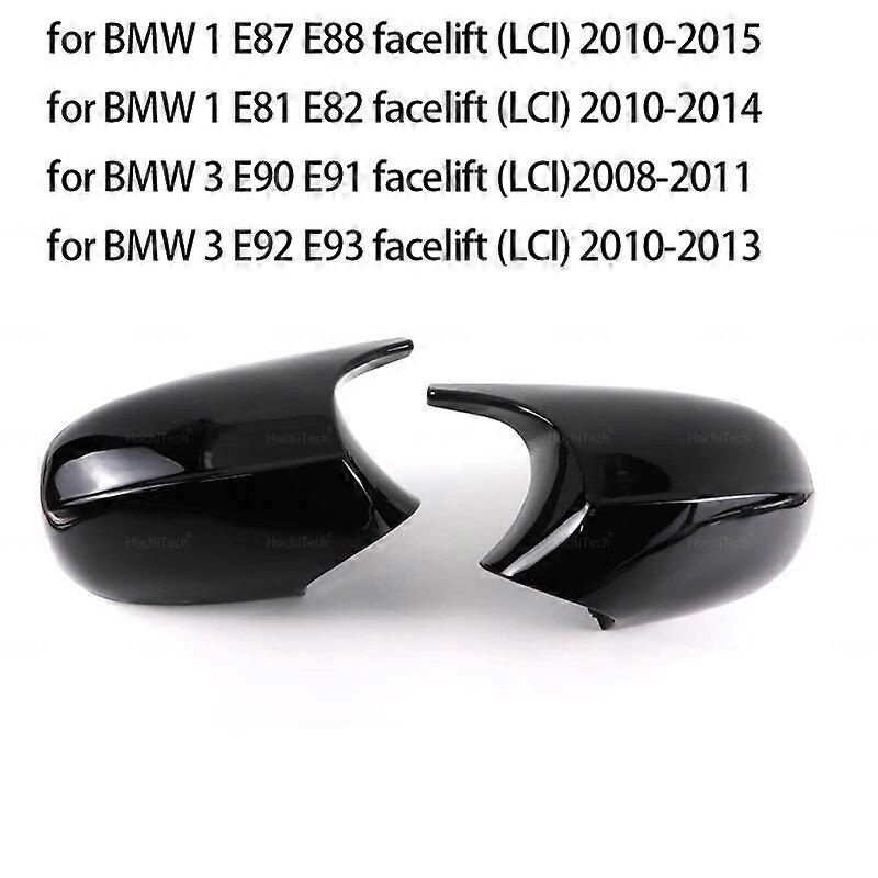 Side Rearview Mirror Cap Wing Mirror Cover Fit For BMW E90 E91 2005-2011 E92 E93 2006-2013 E81 E82 E88 E87 E88 Car