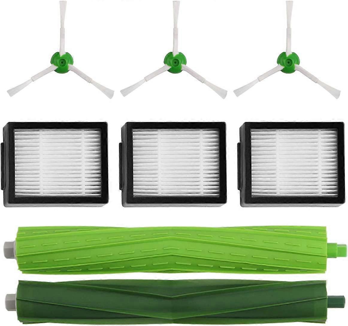 Accessory Pack For Roomba E5/I7 Complete Replacement Kit For E5/E6/I7/I7+. Spare Parts, Side Brushes, Filters, Extractor Rollers.