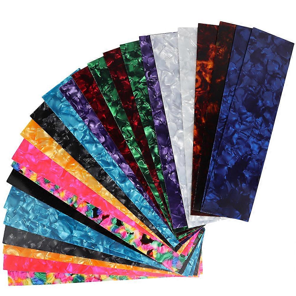 25pcs DIY Guitar Pick Strips Guitar Pick Maker Strips Plastic Guitar Picks