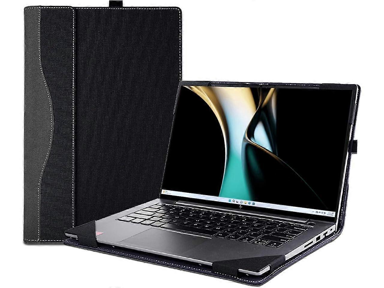Fodral för 16 tums HP Spectre x360 2-i-1 bärbar dator 16-aa 16t-aa ärm, separerbar PU-läder bärbar dator skyddsväska Tillbehör