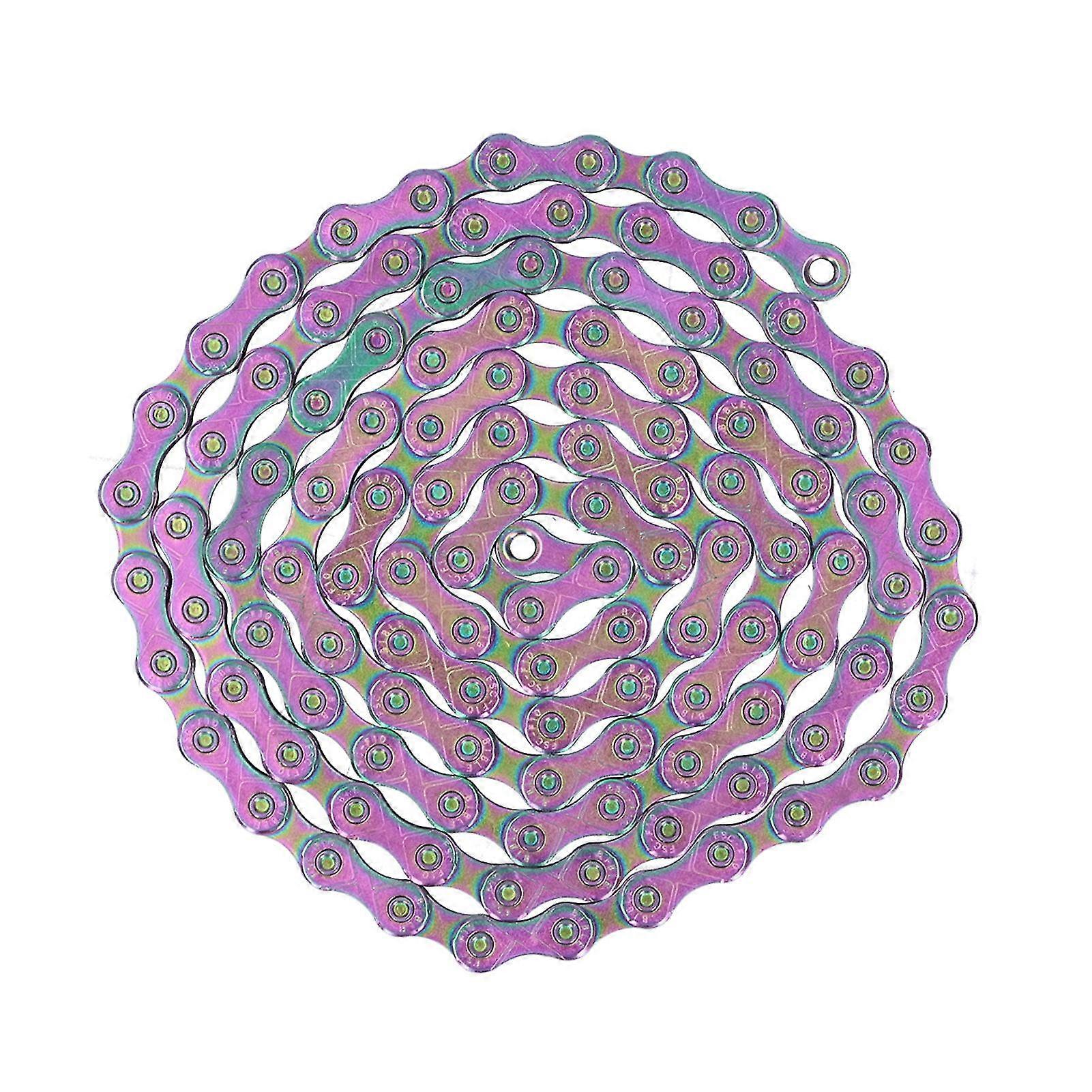 Rainbow Chain - 10 Speed Colorful Bicycle Chain MTB Road Bike Ultralight with Magic Buckle