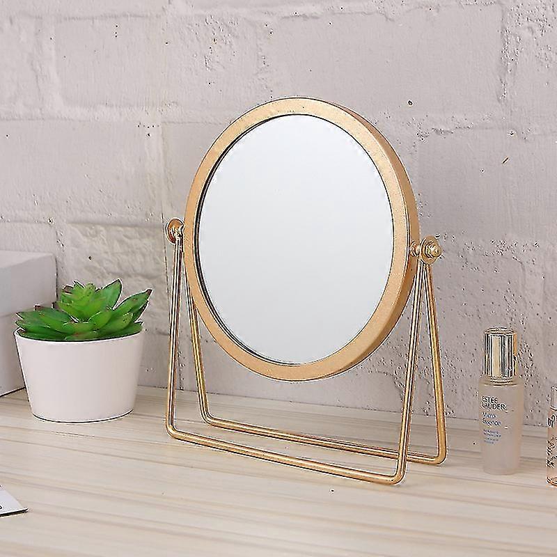 Standing Magnifying Mirror, Circled With Bamboo - X1/x5 .