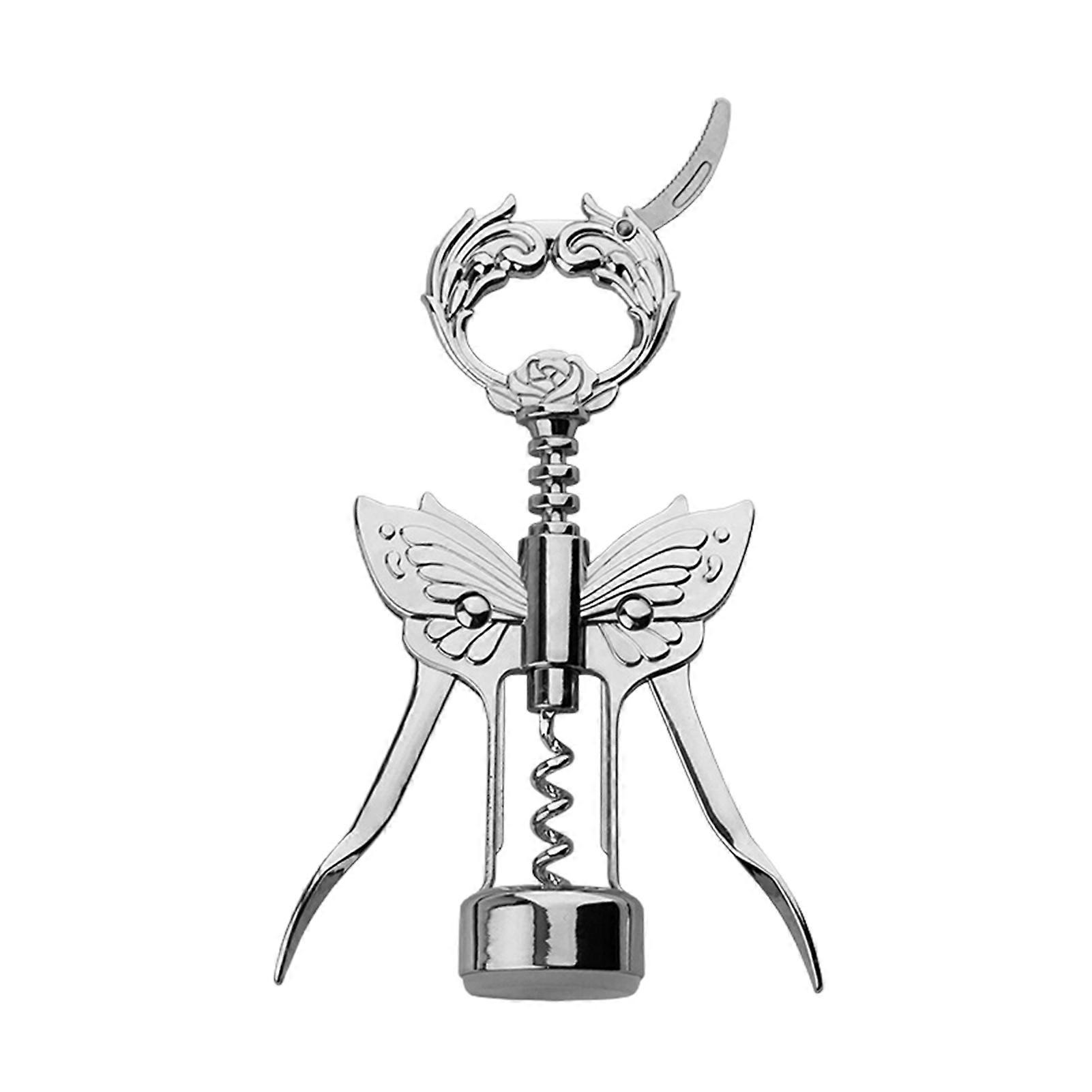 Wine Bottle Opener Butterfly Wing Multifunctional Corkscrew for Kitchen Restaurant Chateau And Bars Table Decor
