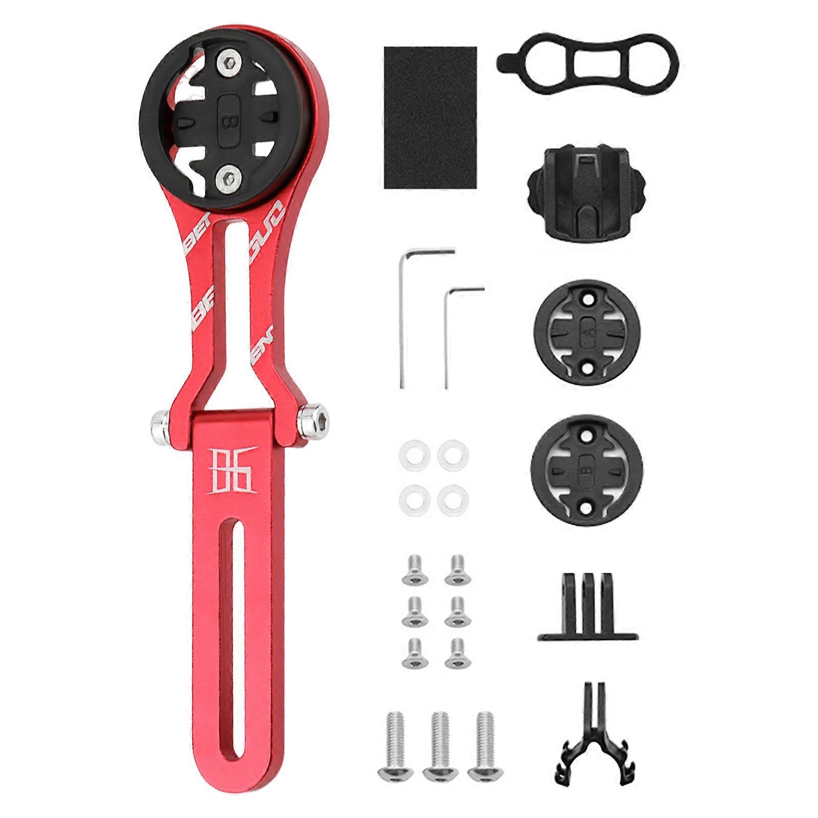 Bike Computer Mount Angle Adjustable Lightweight Heavy Duty Aluminum Alloy Universal Mountain Road Bike Handlebar Computer Holder Cycling Accessories