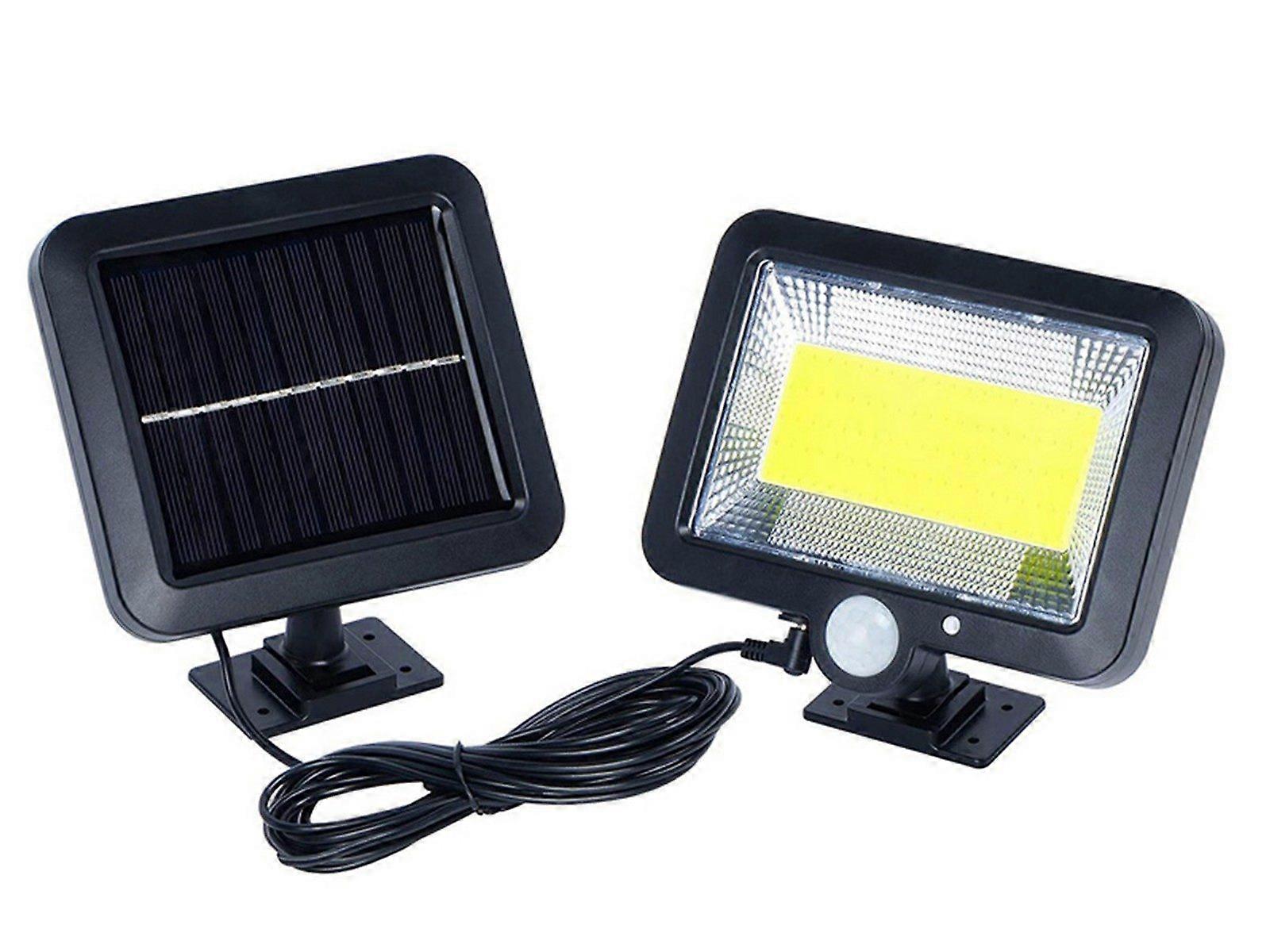 1Pc 100COB Split Solar Motion Sensor Light Outdoor Wall Lamp with 3 Modes