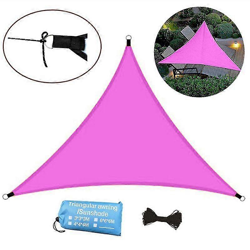 Triangle Sunshade Sail Canopy Patio Waterproof Tent Uv Block Awning For Garden Backyard