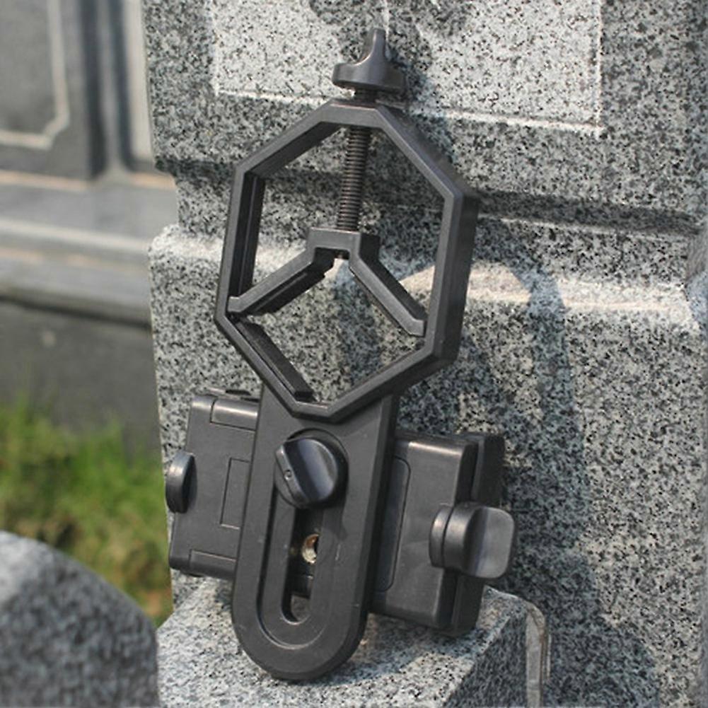 Support Téléphone Pour Télescope – Adaptateur Réglable 5-8 Cm, Clip Universel, Noir