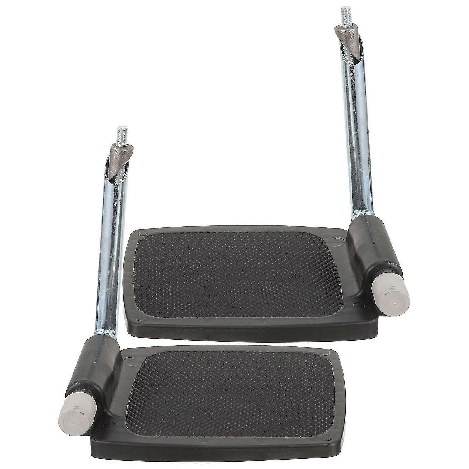 1 Pair Of Wheelchair Footrest Replacement Wheelchair Legrest Sturdy Wheelchair Footplates With Pole