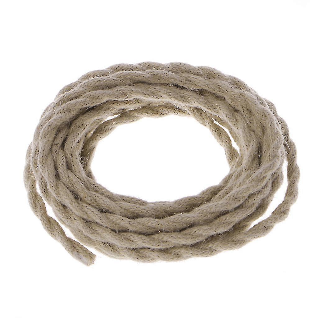 5 Meters 2x0.75 Vintage Rope Twisted Electric Wire Retro Diy Hemp Braided Electr