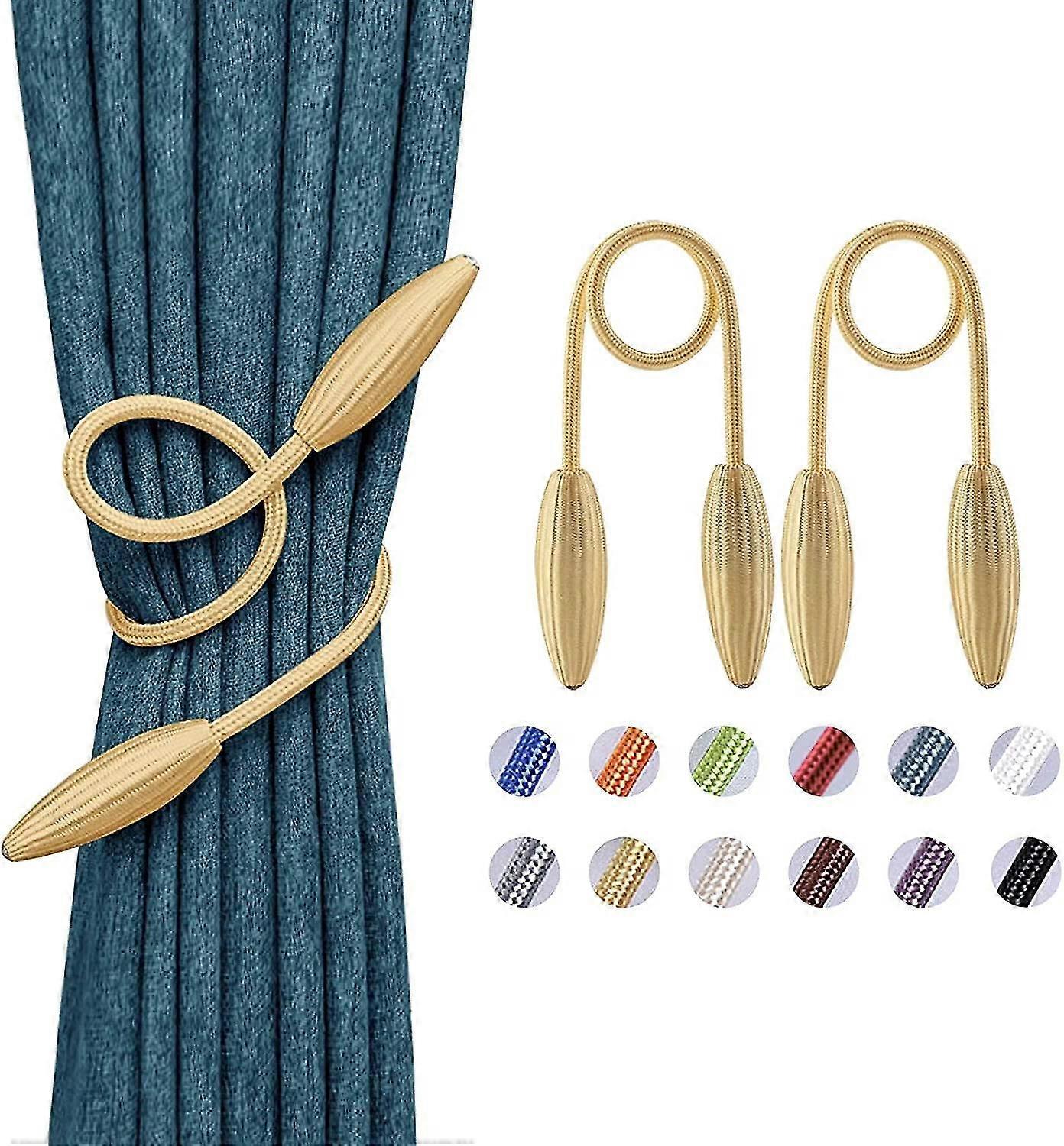 Pack Diy Twist Curtain Tiebacks Creative Decorative Drape Tie Backs European Style Random Modelling Curtain Holdbacks For Home & Office Window (color