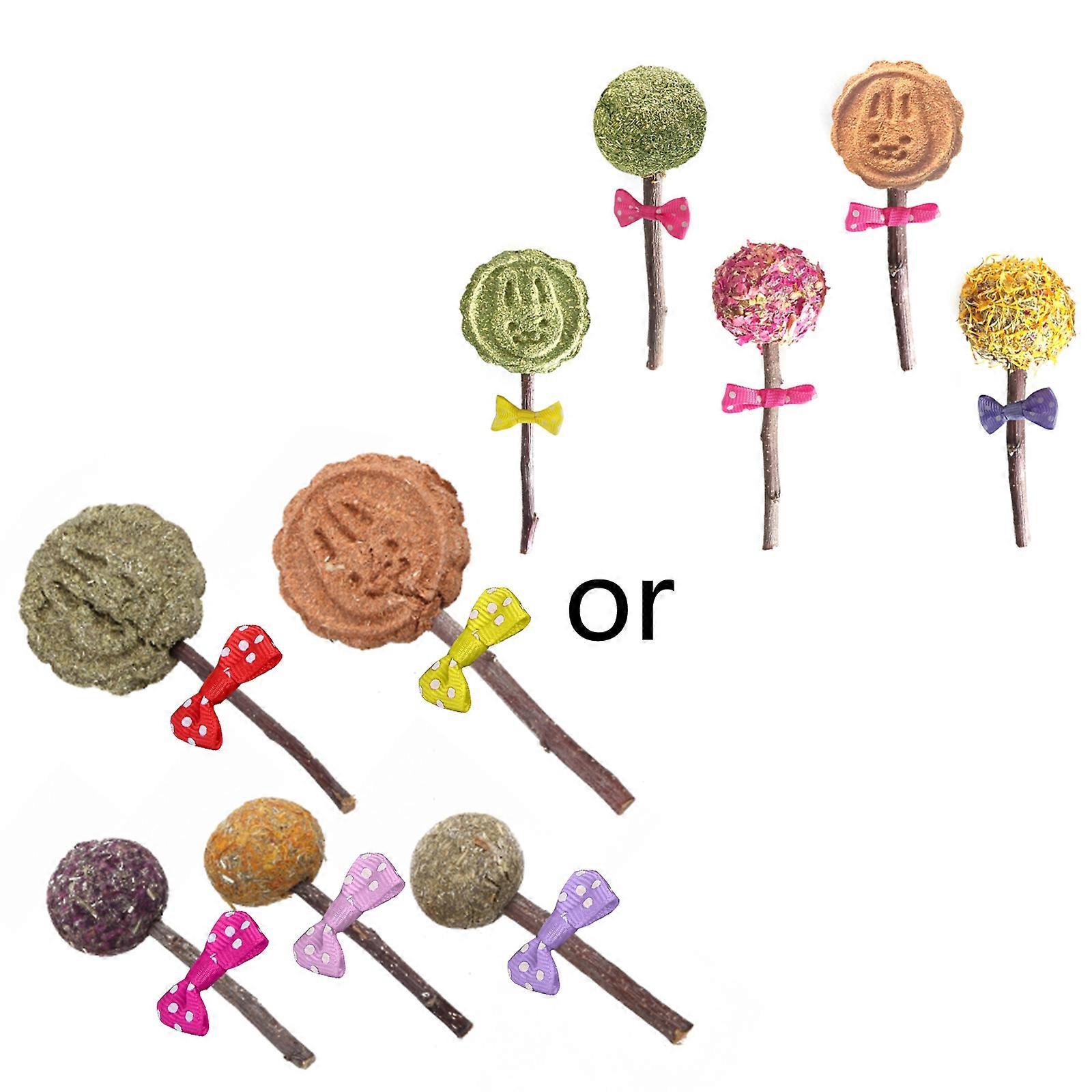 5-Pack Small Pet Chew Toys for Hay Treats for Guinea Pig Rabbit Hamster Gerbil