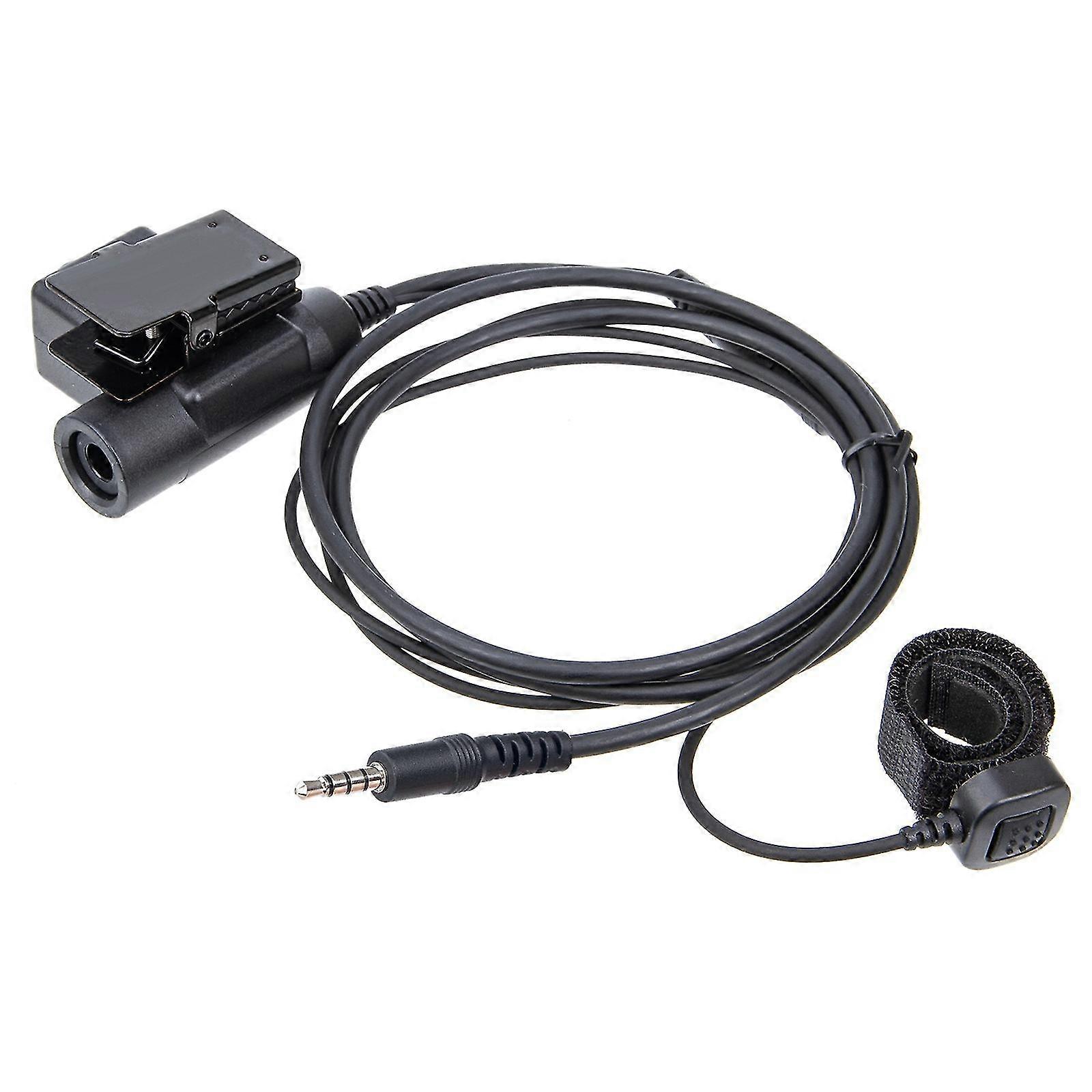 3.5mm Teléfono móvil Micrófono de dedo U94 Ptt Auricular Interruptor de tecla