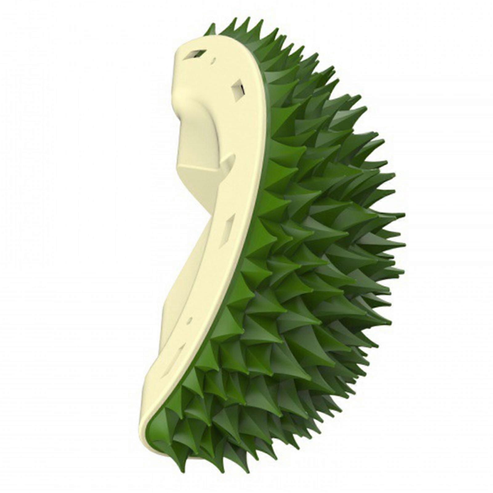 Yellow/Green Durian Shape Itching Comb for Cat Mutlipurpose Pet Teething Toys Pet Product