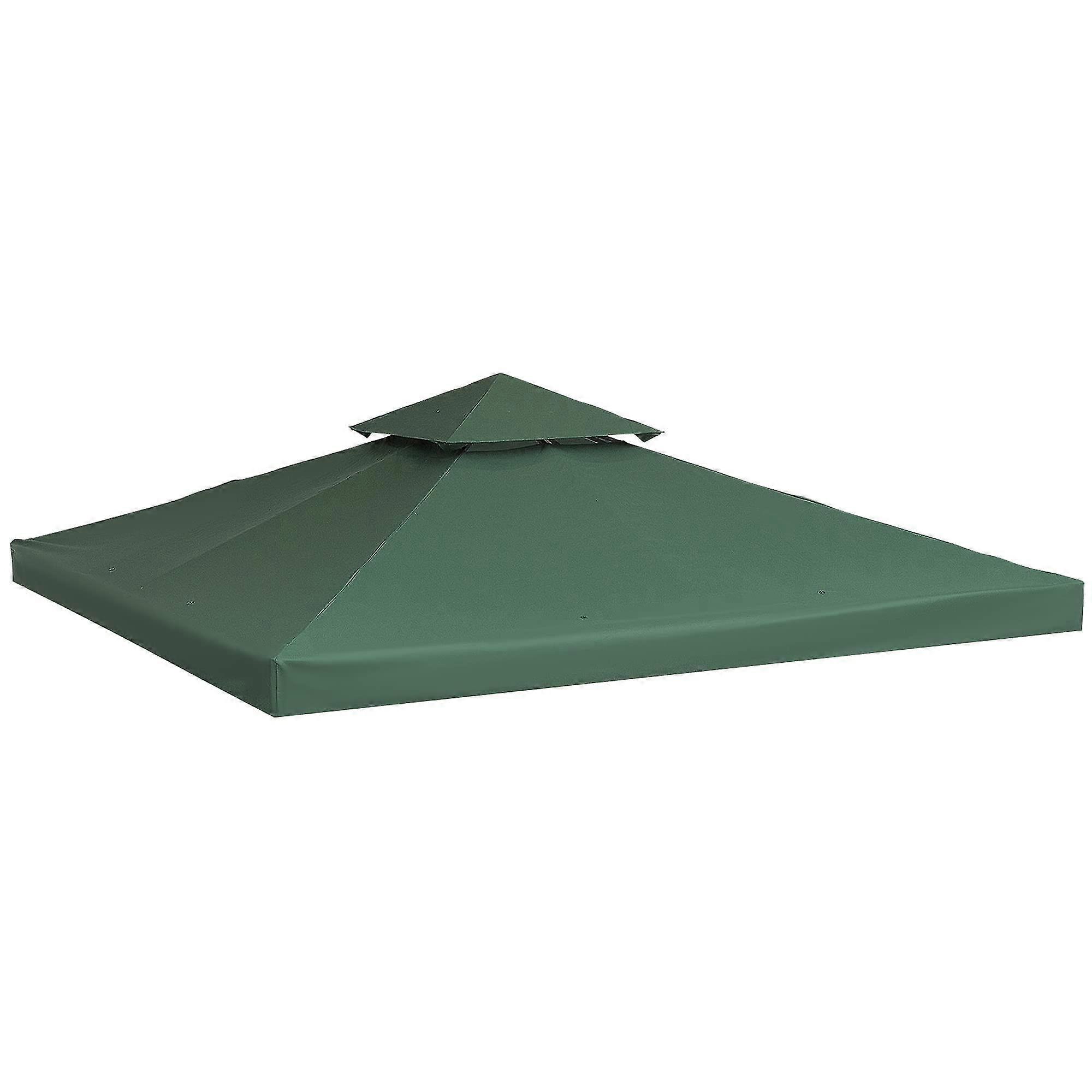 Replacement Canvas For Gazebo Tent 3 X 3 M Dark Green