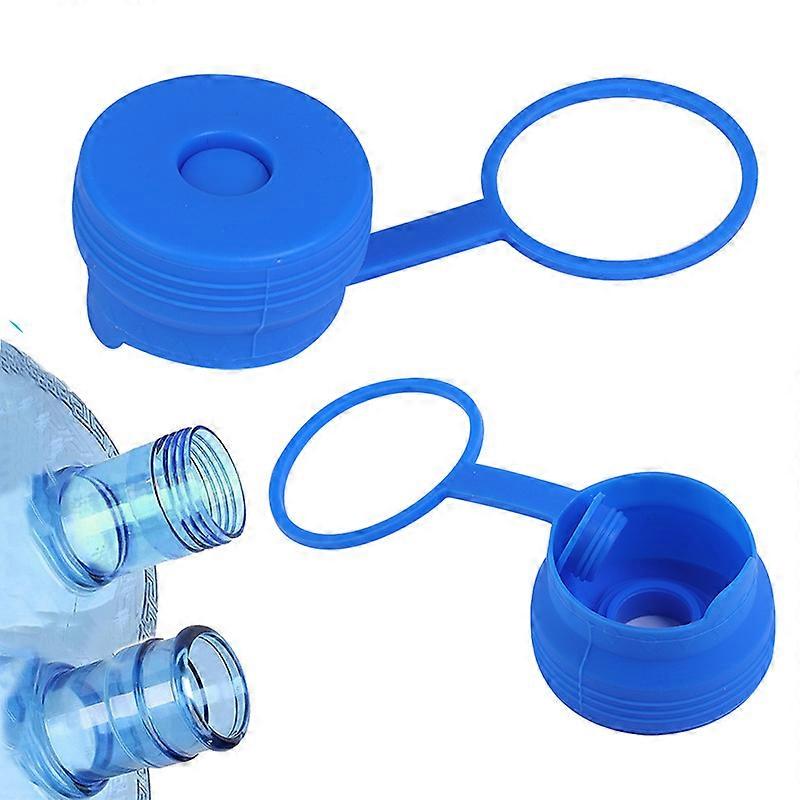 Reusable 3 & 5 Gallon Water Jug Cap, No Leaking & Popping Open, Food Grade Silicone Replacement Cap for 55mm3pcs