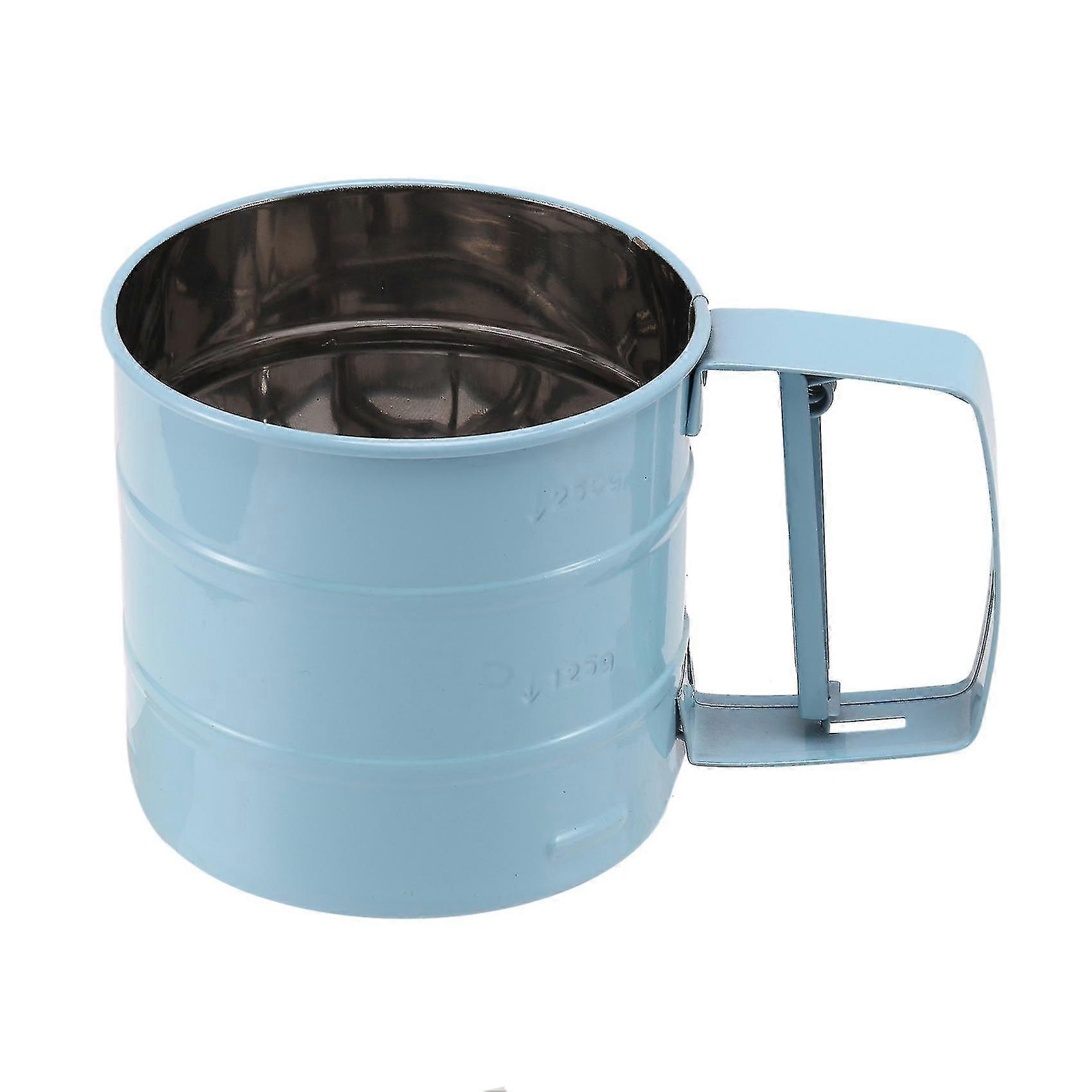 Flour Sifter Compatible With Baking,with 24 Fine Mesh Stainless Steel Screen