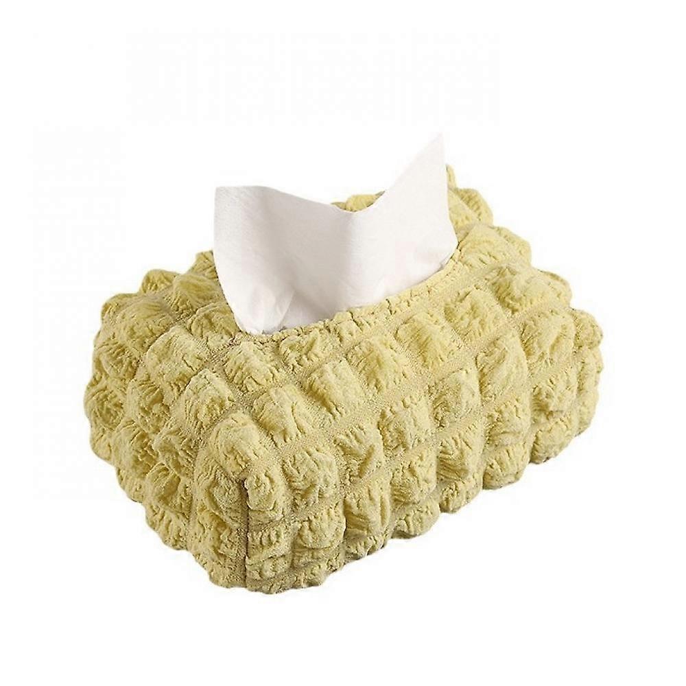 Tissue Box Cover Bag Decorative Storage with Polyester Cotton and Thick Canvas Lining