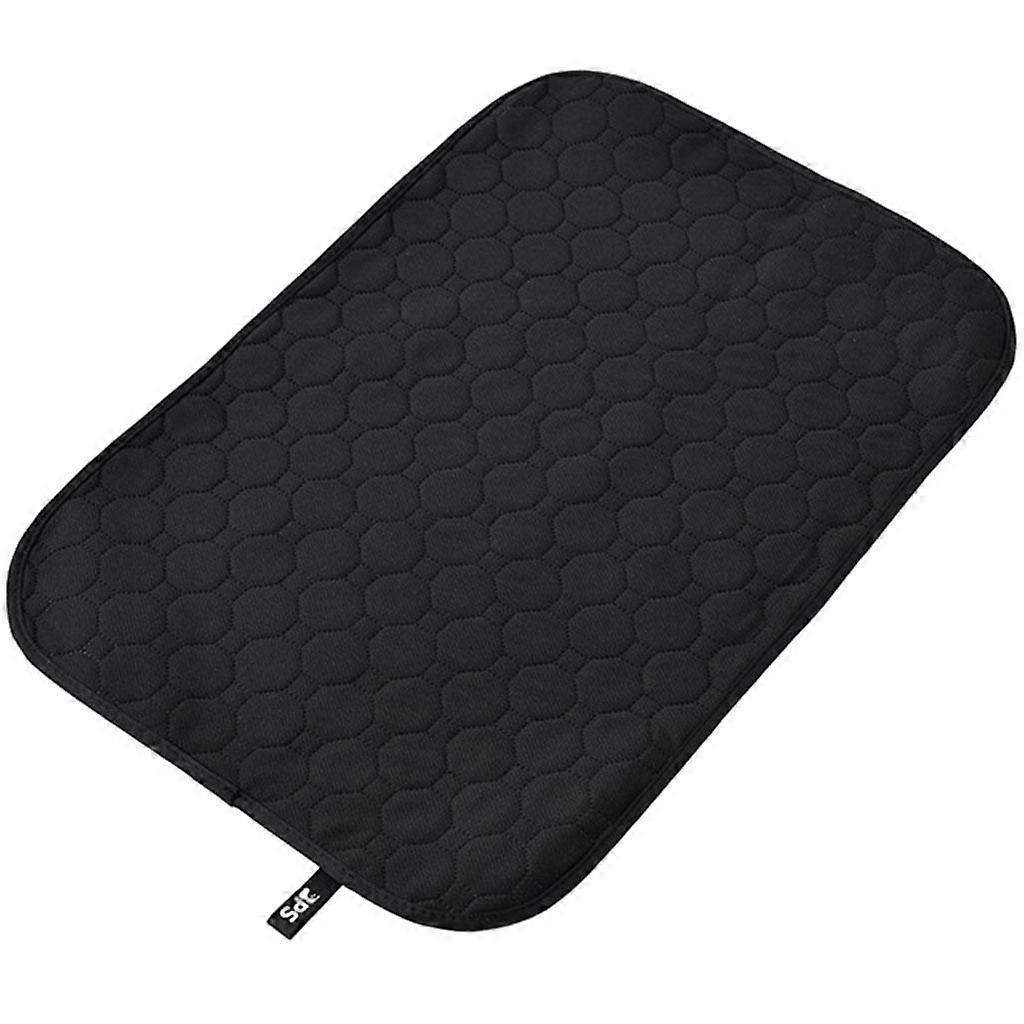 Cat Litter Mat Breathable Scatter Control Four-Layer Large Size M Black