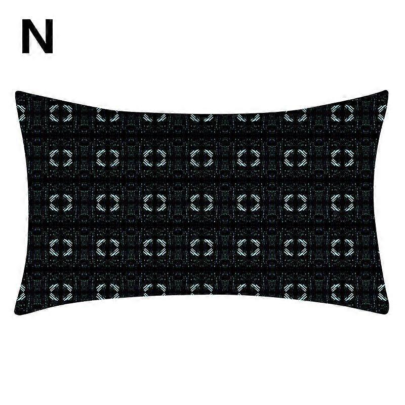 1PC Home Decor Lumbar Pillowcase Teal Blue Rectangular Protector Cushion Cover Pillow Case 30x50cm