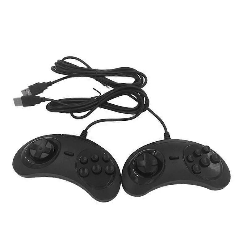 USB Gamepad Game Controller 6 Buttons for USB Gaming Joystick Holder for PC Drive Gamepads