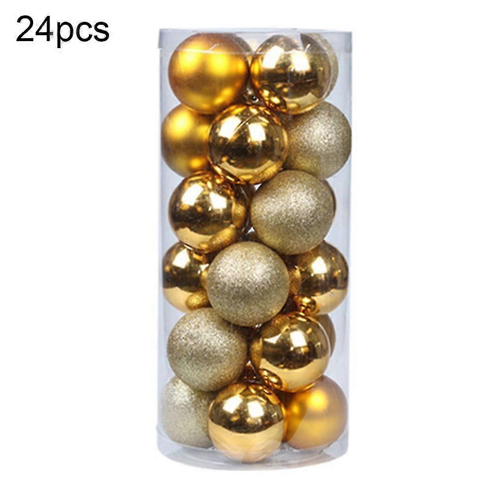 24pcs Christmas Ball Hanging Bauble New Year Wedding Home Party Tree Decoration Jikaix