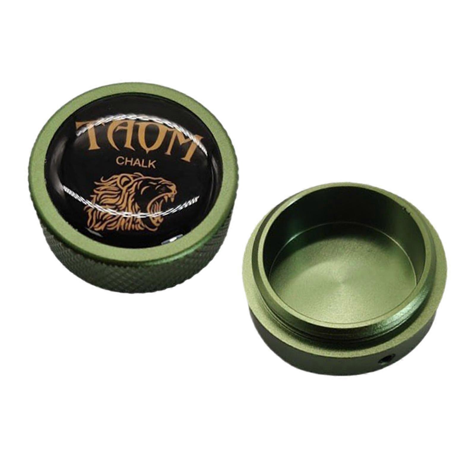 Pool Kreide Halter Billard Kreide Aufbewahrung Metall Box Metall Queue Queue Etui Grün