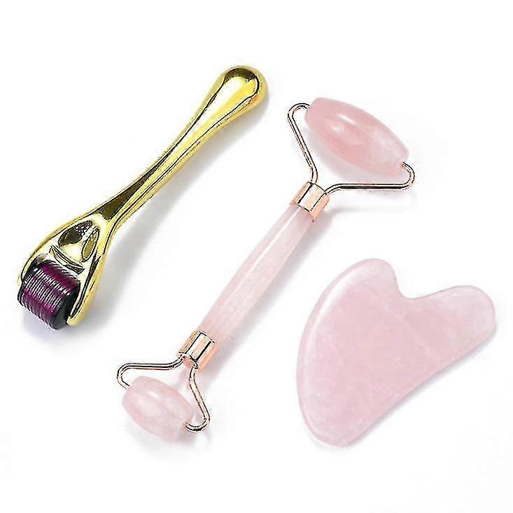 Women'S Guasha Face Massager Jade Roller Set