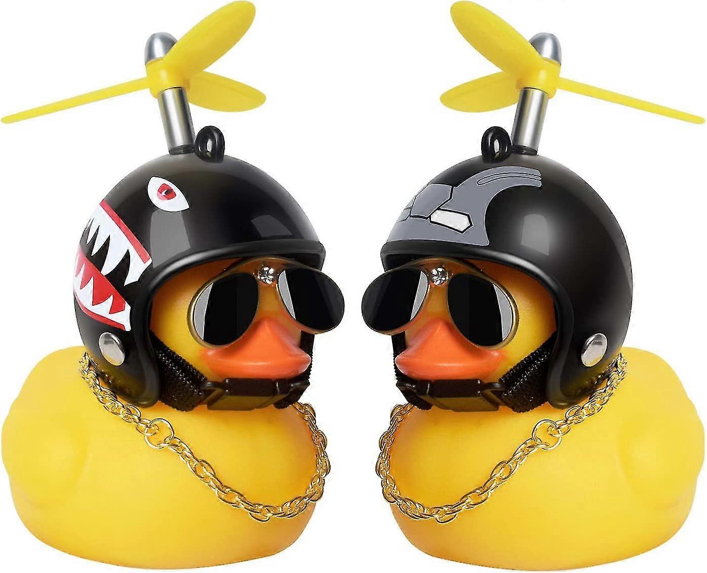 Canard en caoutchouc jouet Voitures Tableau de bord Décorations avec hélice