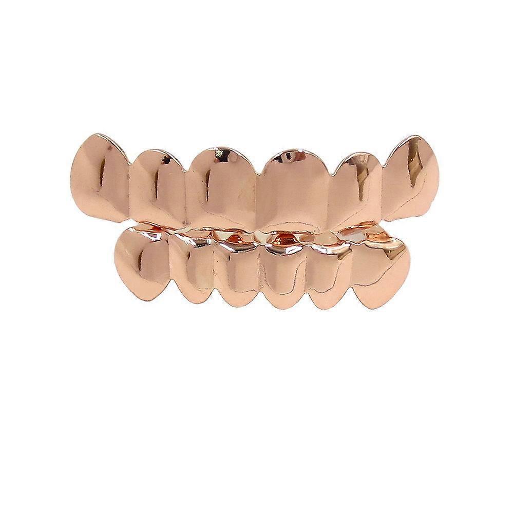 Hip Hop Silver Gold Teeth Grillz, Vampire Fangs Top Bottom Teeth Grillz Set