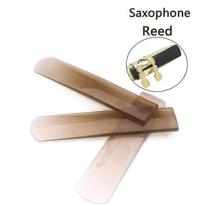 Professional Transparent Brown Resin Reeds for Alto Saxophone Strength Clarinet Reeds Part Accessories