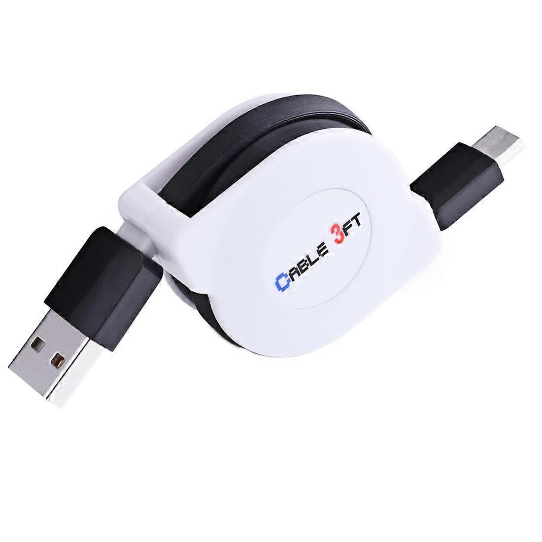 1m 2A 110 Copper Core Retractable Type-C to USB Charge Cable