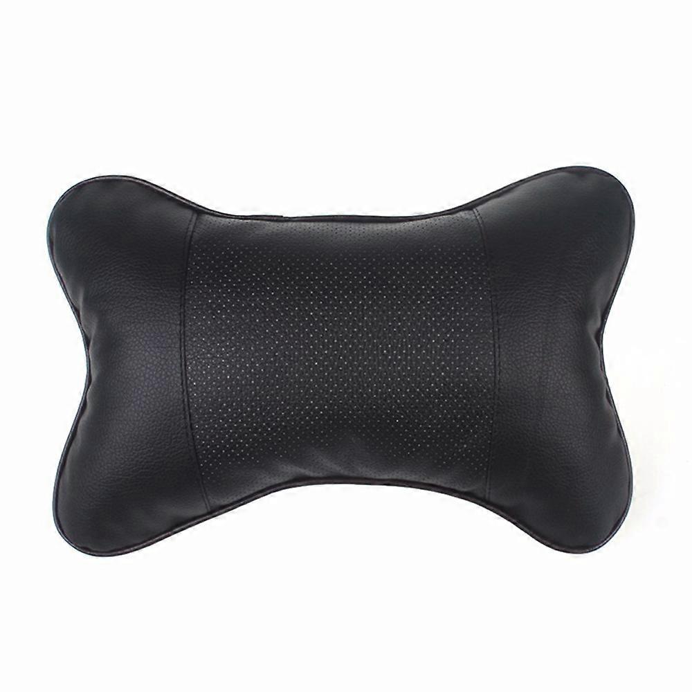 New Mini All PU leather car neck pillows comfortable universal Auto Seat Head Neck Rest Cushion Headrest Pillow Pad