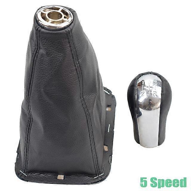 For TOYOTA AVENSIS T25 MK2 II 2003 2004 2005 2006 2007 2008 2009 Chrome Gear Shift Knob Gaiter Boot Cover Case Car Accessories