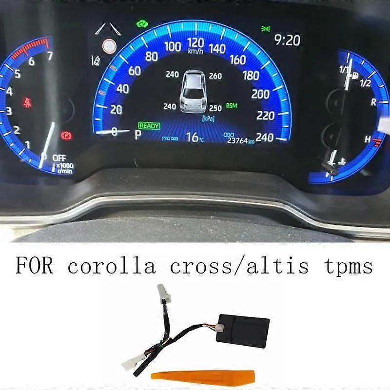 Car TPMS Tire Pressure Monitoring Display System Tire Pressure  Security Alarm For Toyota Corolla Altis 2019 20 2021 2022 2023