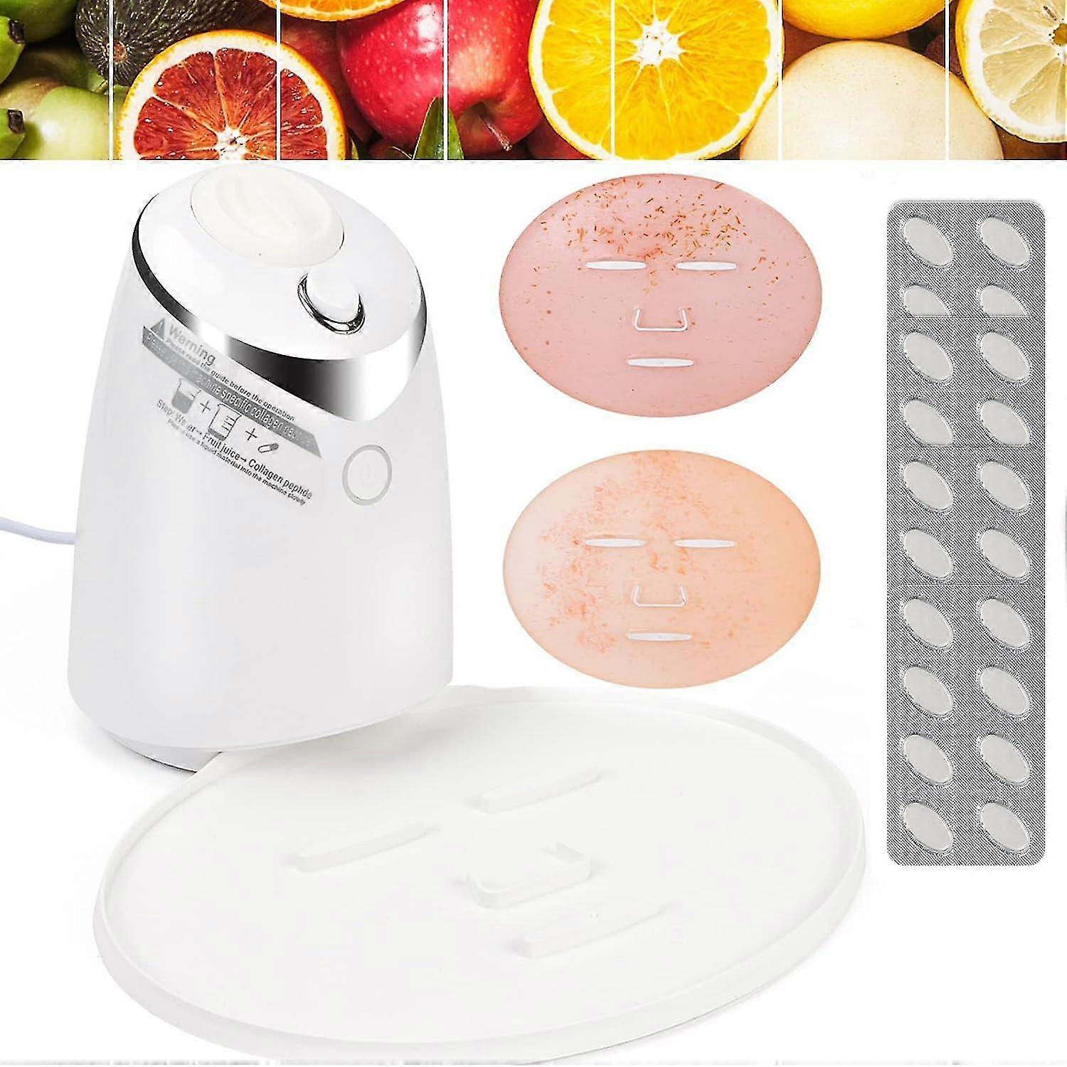 32個のコラーゲン天然果物野菜DIY自動フェイシャルマスクを備えたDIYフェイスマスクメーカーマシン