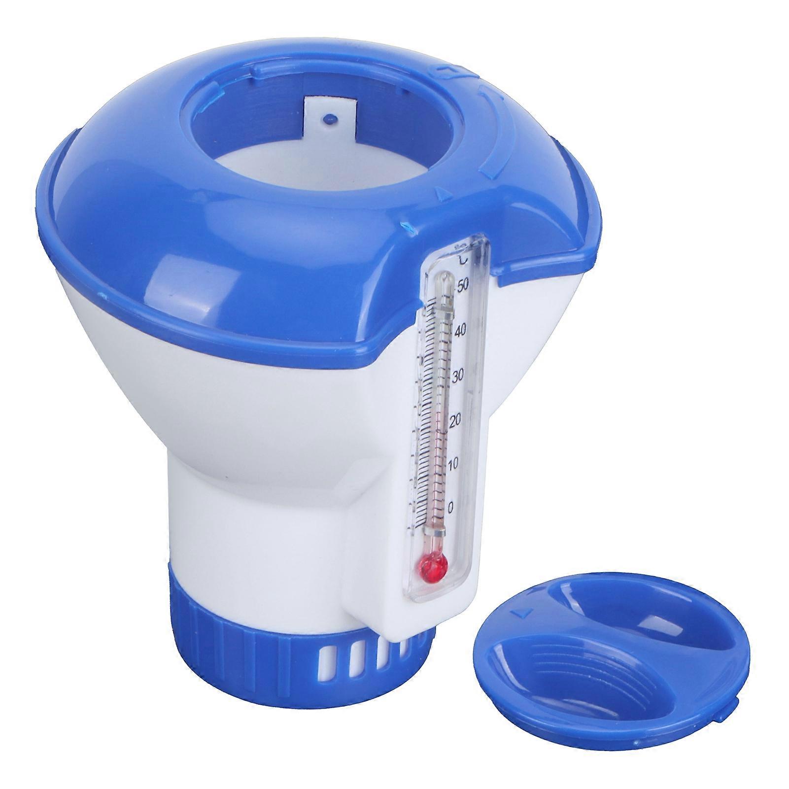Floating Pool Chemical Dispenser with Thermometer - 5in