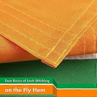 Irland Flagge 3x5 Fuß – Aus Polyester, Mit Messing-Ösen, Leuchtende Farben, Für Innen & Außen