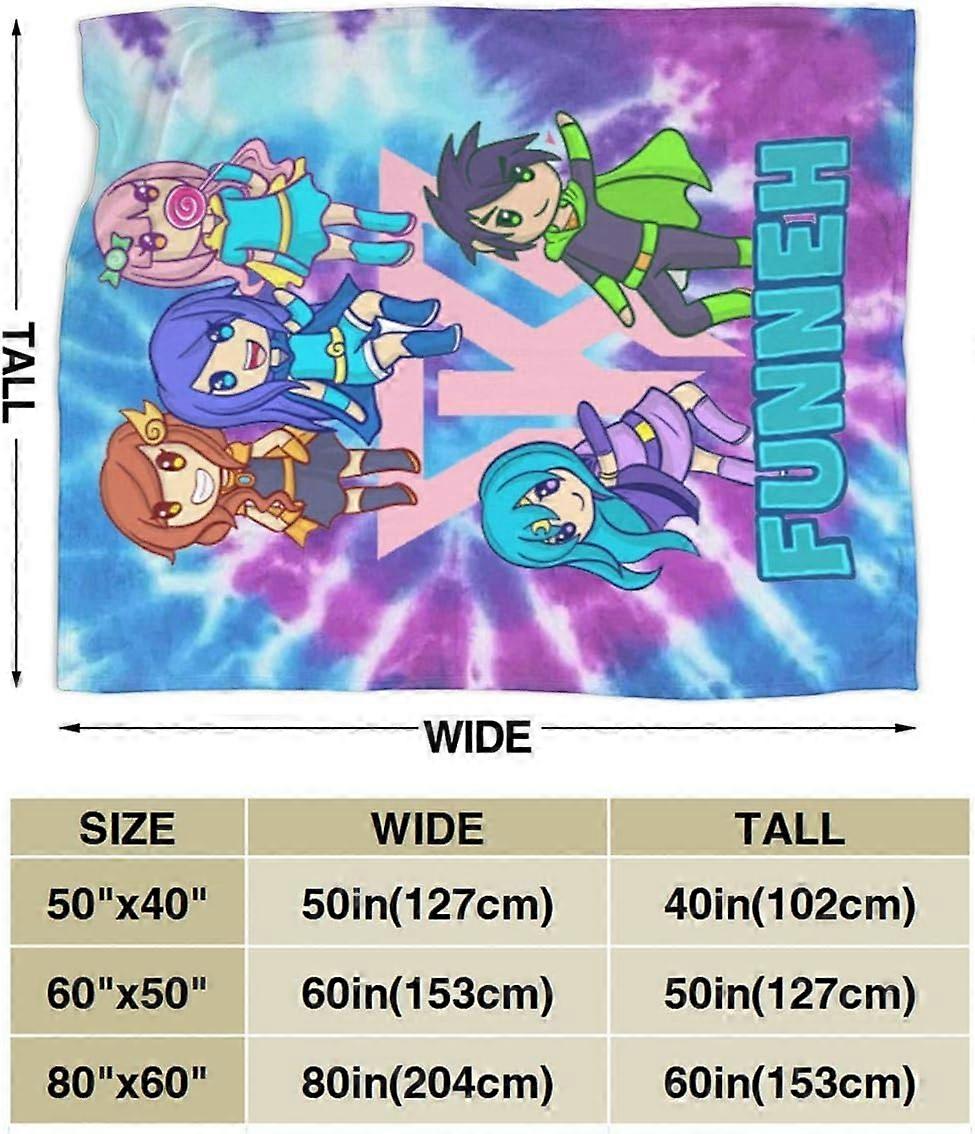 Cue-Its-funneh-Merch Blanket Ultra-Soft Micro Fleece Blankets Throw Fuzzy Lightweight Plush Bedding Couch -V281-R535
